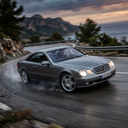 Action Shot: Mercedes Benz CL-Class Driving Fast