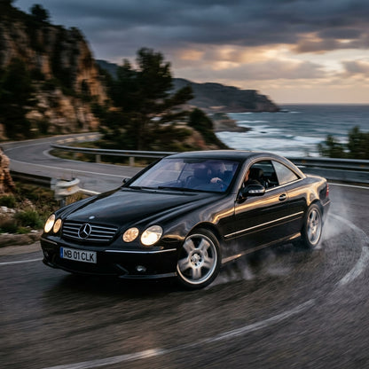 Action Shot: Mercedes Benz CL-Class,S-Class,SL-Class,G-Class,CLK-Class,Maybach S-Class Driving Fast
