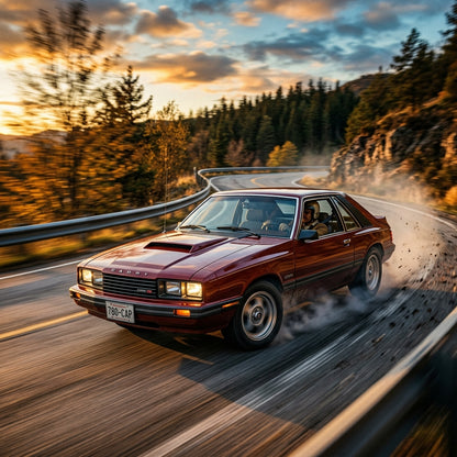Action Shot: Mercury Capri Driving Fast