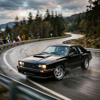 Action Shot: Mercury Capri Driving Fast
