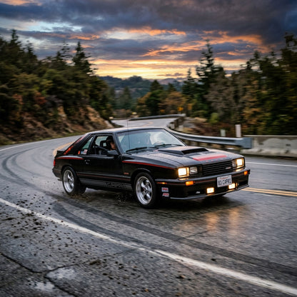 Action Shot: Mercury Capri Driving Fast