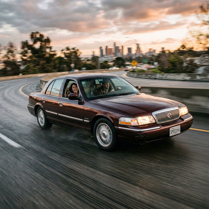 Action Shot: Mercury Grand Marquis Driving Fast
