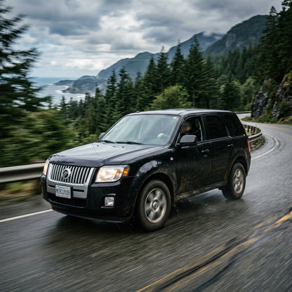Action Shot: Mercury Mariner Driving Fast