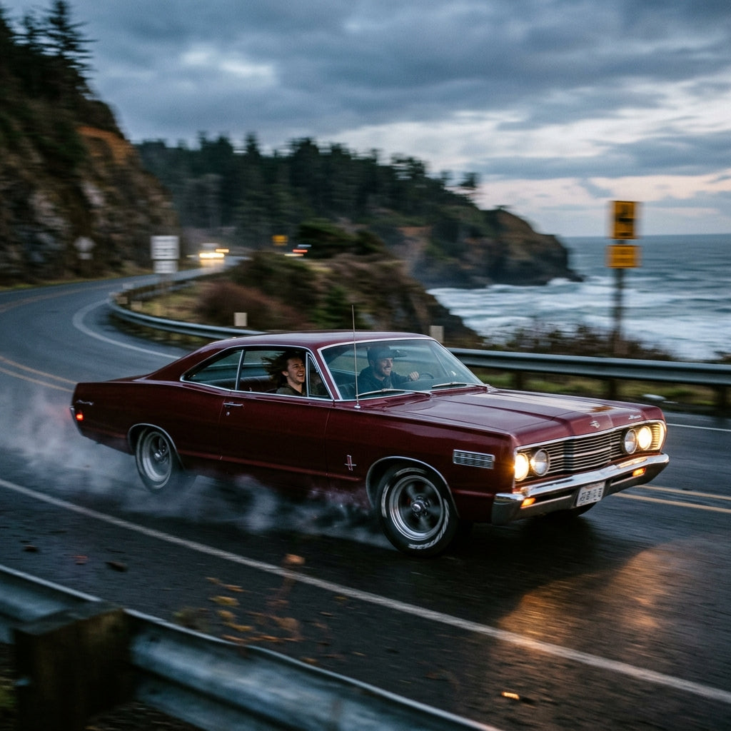 Action Shot: Mercury Marquis Driving Fast
