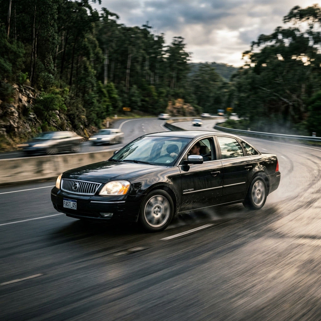 Action Shot: Mercury Montego Driving Fast