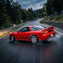 Action Shot: Mitsubishi 3000GT Driving Fast