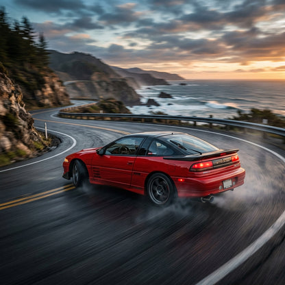 Action Shot: Mitsubishi Eclipse Driving Fast