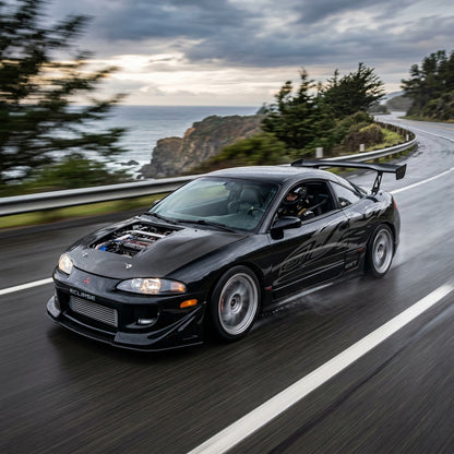 Action Shot: Mitsubishi Eclipse Driving Fast