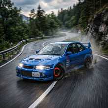 Action Shot: Mitsubishi Mirage Driving Fast