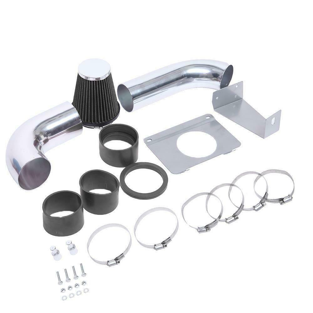 Cold Air Intake Kit for Ford Mustang (1989-1993) LX GT 5.0L V8 Engine Chrome