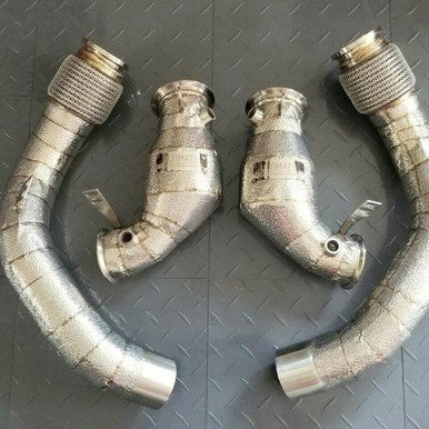 Catless Downpipes For BMW M5 (2018-2022) F90 F91, F92, F93 With Twin Turbo 4.4L V8 Engine Default Title