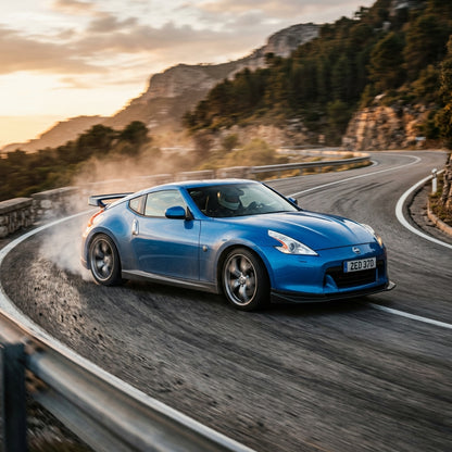 Action Shot: Nissan 370Z Driving Fast