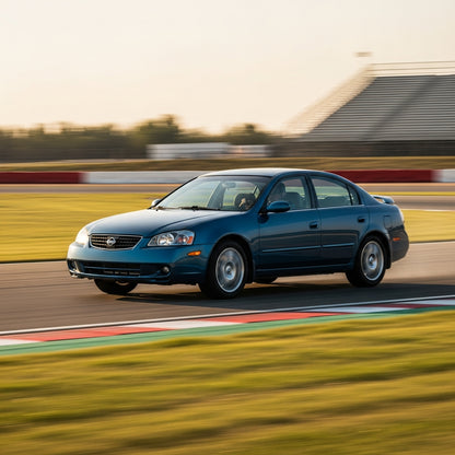 Action Shot: Nissan Altima Driving Fast