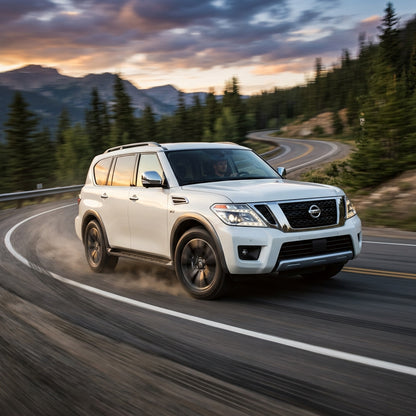 Action Shot: Nissan Armada Driving Fast