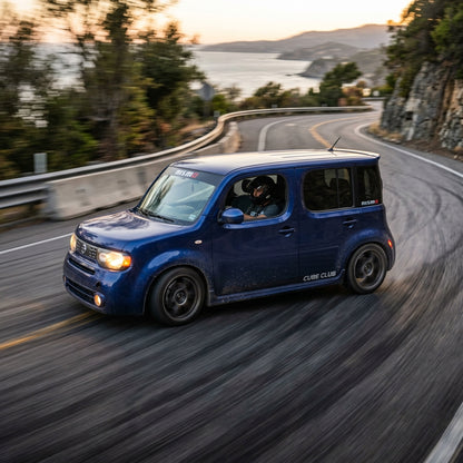 Action Shot: Nissan Cube Driving Fast