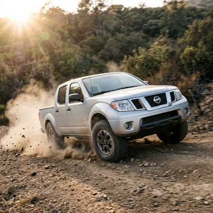 Action Shot: Nissan Frontier Driving Fast