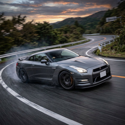 Action Shot: Nissan GT-R Driving Fast