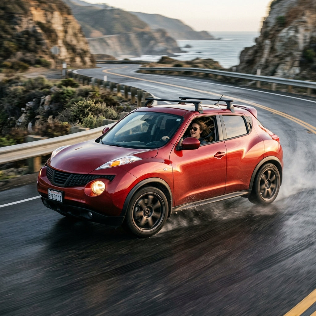 Action Shot: Nissan Juke Driving Fast