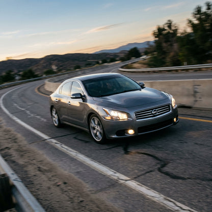 Action Shot: Nissan Maxima Driving Fast