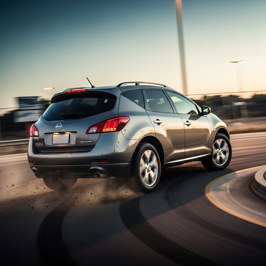 Action Shot: Nissan Murano Driving Fast