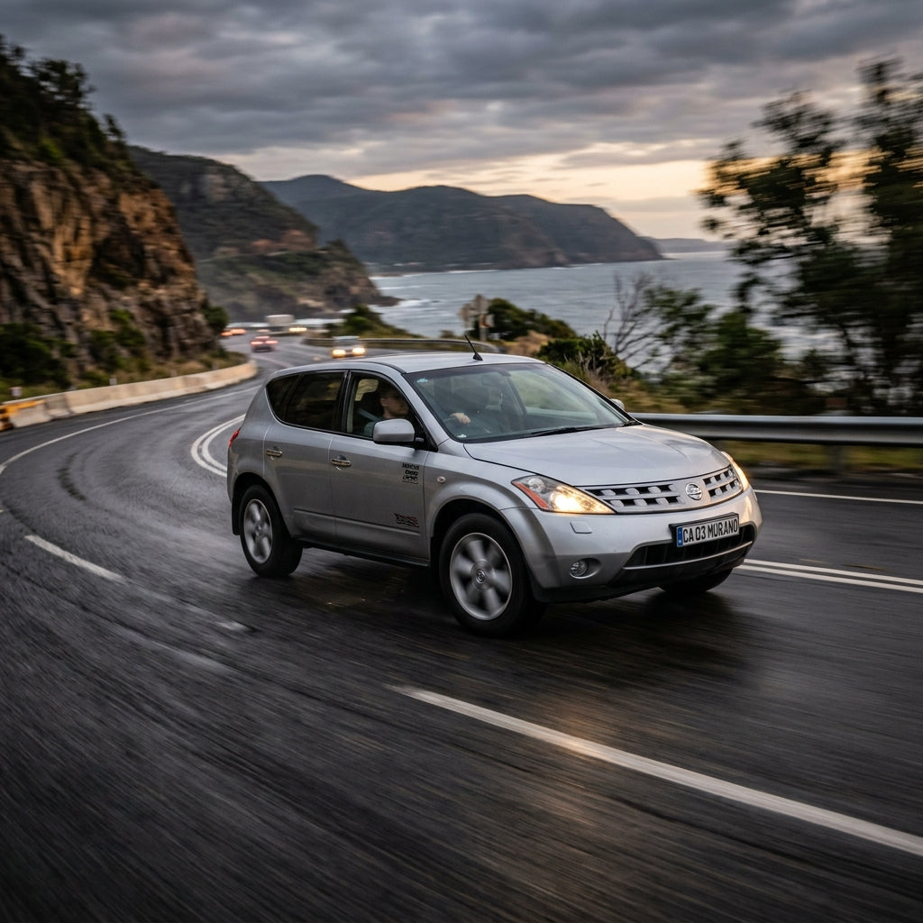 Action Shot: Nissan Murano Driving Fast