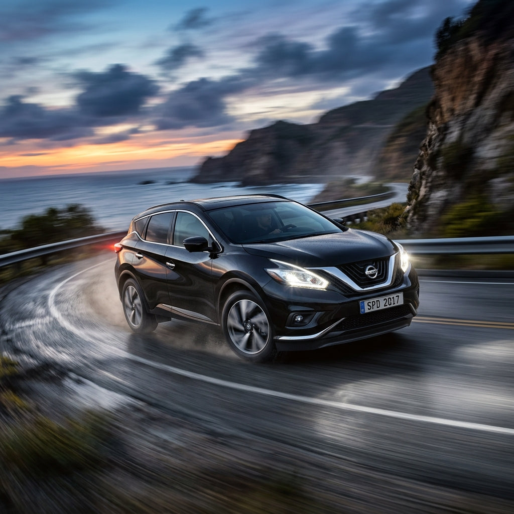 Action Shot: Nissan Murano Driving Fast