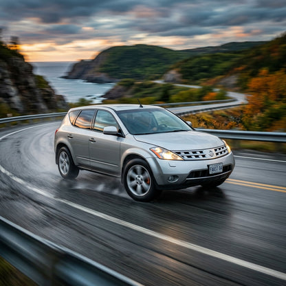Action Shot: Nissan Murano Driving Fast