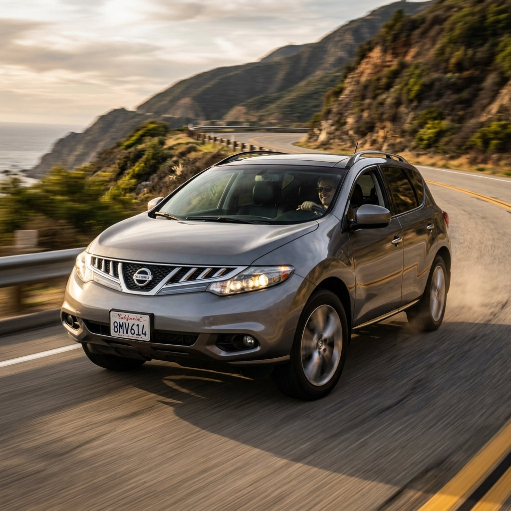 Action Shot: Nissan Murano Driving Fast