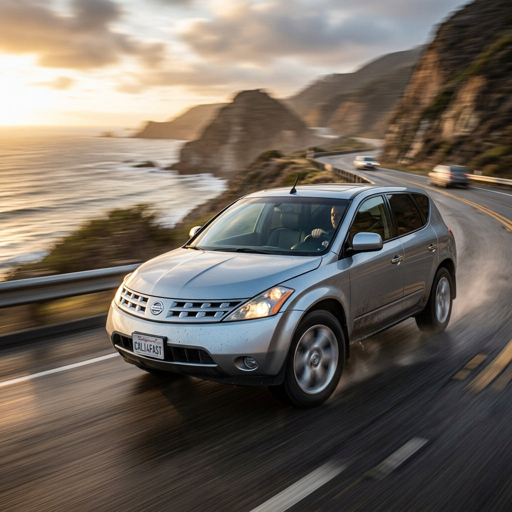 Action Shot: Nissan Murano Driving Fast