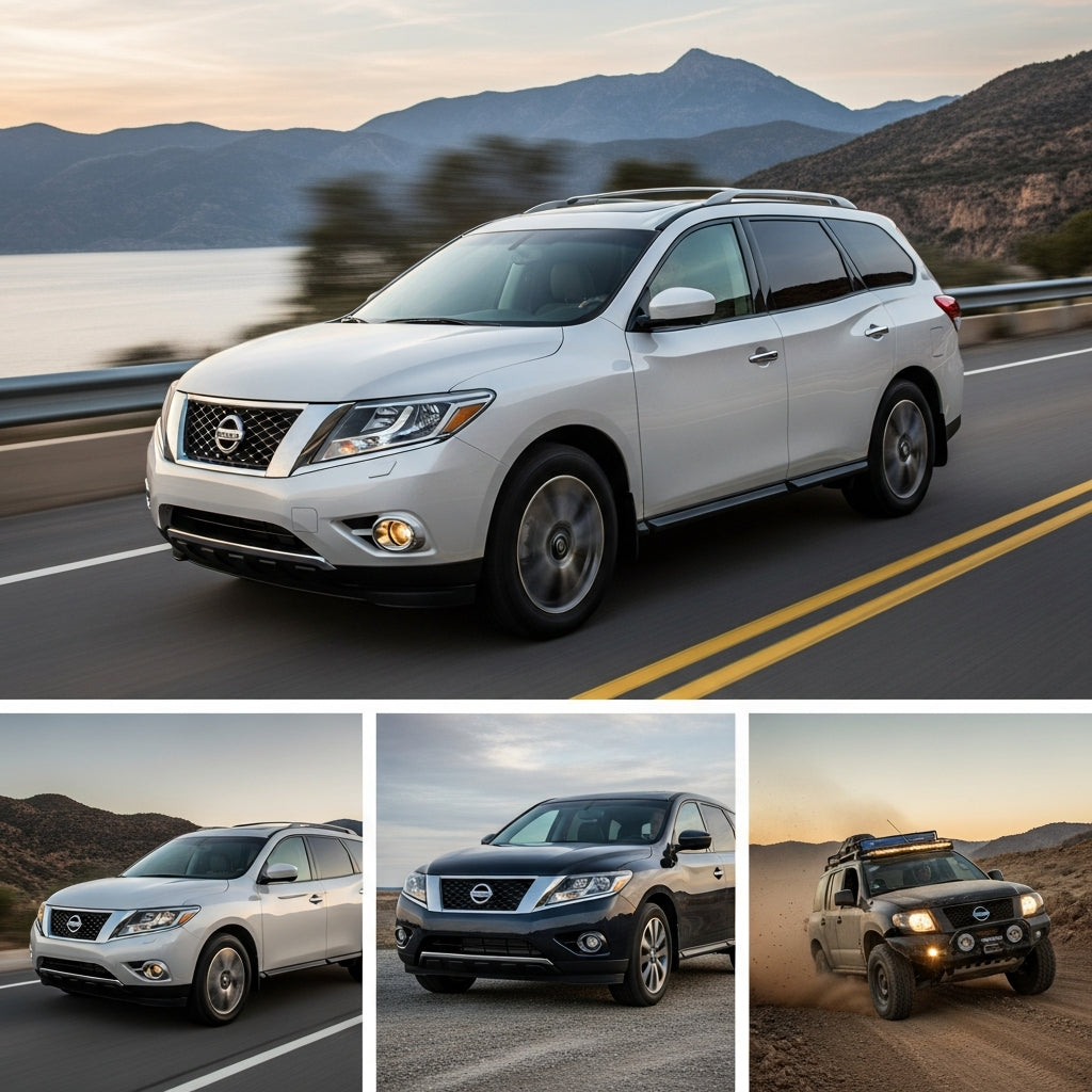 Action Shot: Nissan Pathfinder Driving Fast