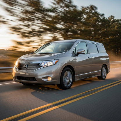 Action Shot: Nissan Quest Driving Fast