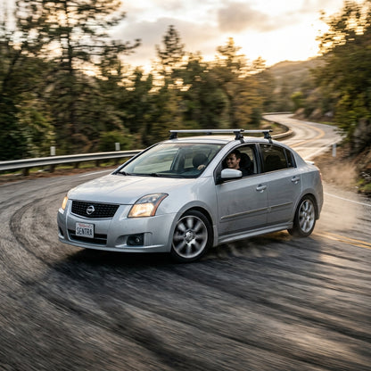 Action Shot: Nissan Sentra Driving Fast