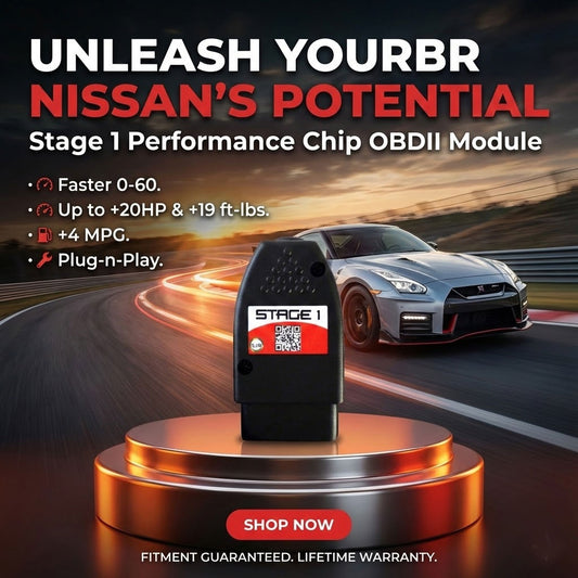 Stage 1 Performance Chip for Nissan - Boost HP & Torque | OBD2 Plug & Play Module