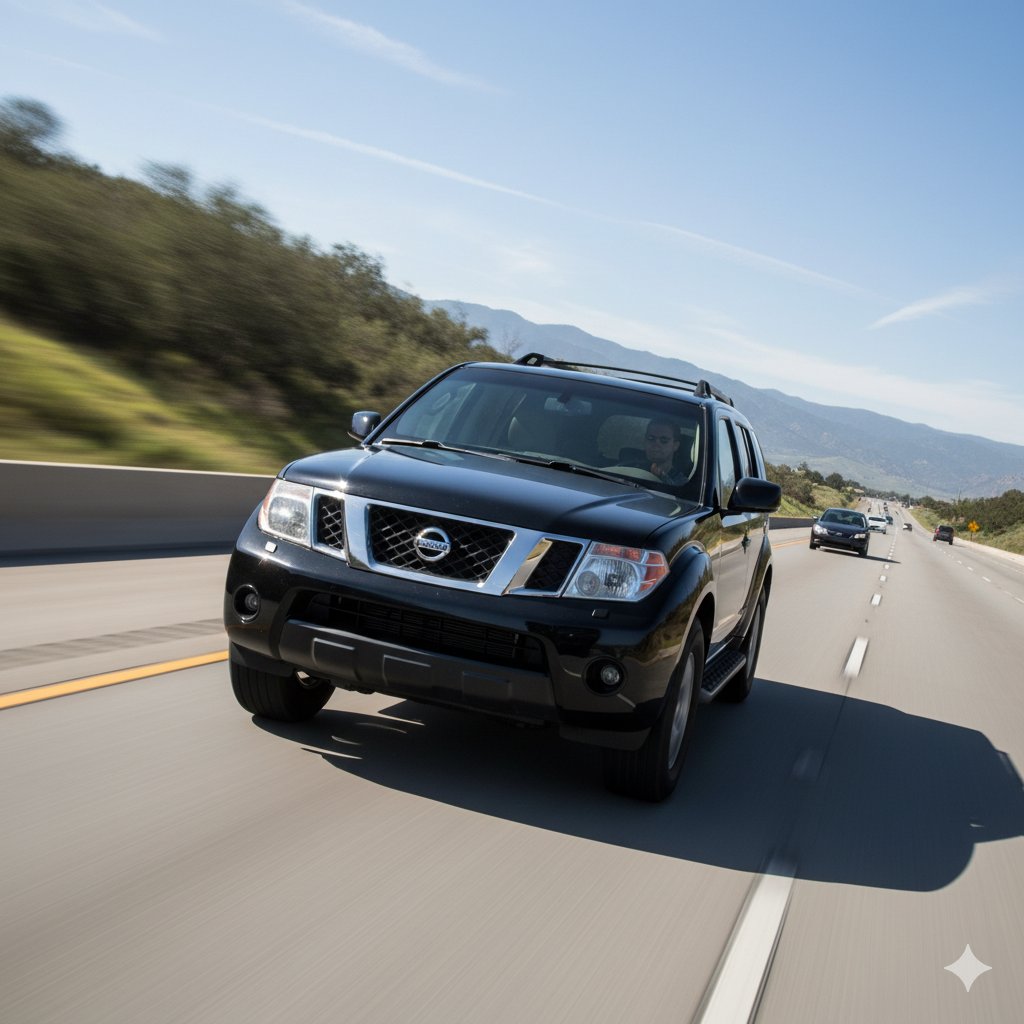 Cold Air Intake Kit for Nissan Pathfinder (2005-2012) with 4.0L V6 Engine Black