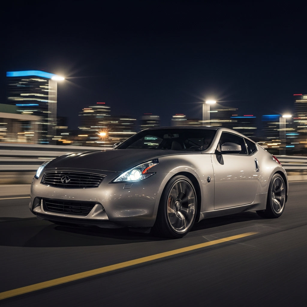 Action Shot: Nissan, Infiniti 370Z, G37 Driving Fast
