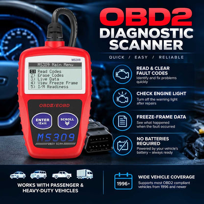 Scanner universel de lecture de codes OBD2