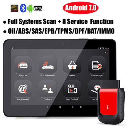 Bi-directional Test OBD2 Bluetooth Automotive Diagnostic Tablet Scanner Tool