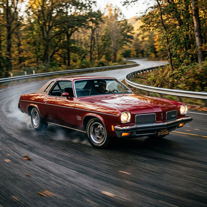 Action Shot: Oldsmobile Cutlass,Cutlass Supreme Driving Fast
