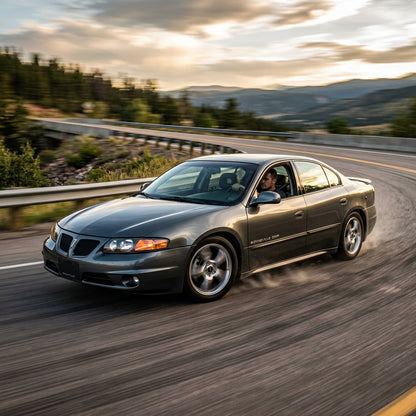 Action Shot: Pontiac Bonneville Driving Fast
