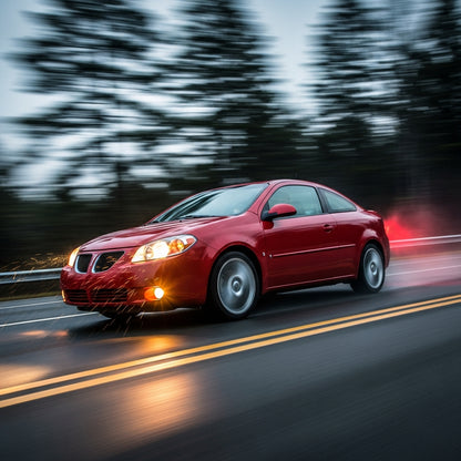 Action Shot: Pontiac G5 Driving Fast