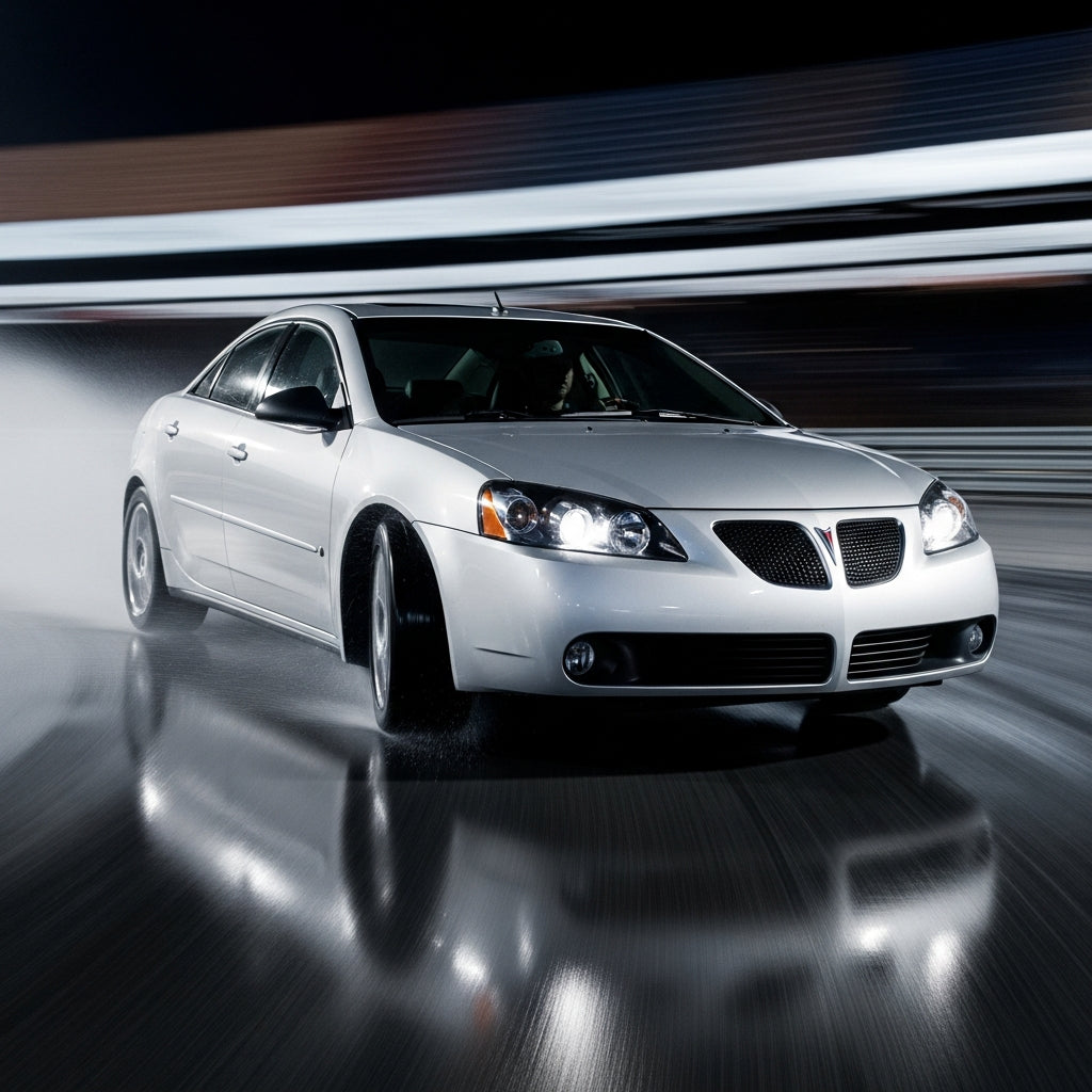 Action Shot: Pontiac G6 Driving Fast