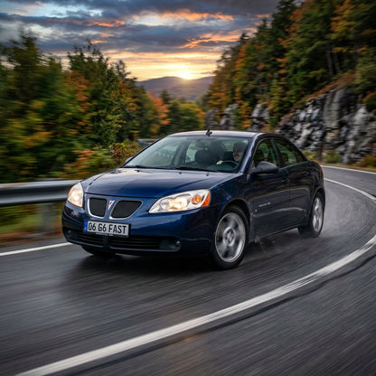 Action Shot: Pontiac G6 Driving Fast