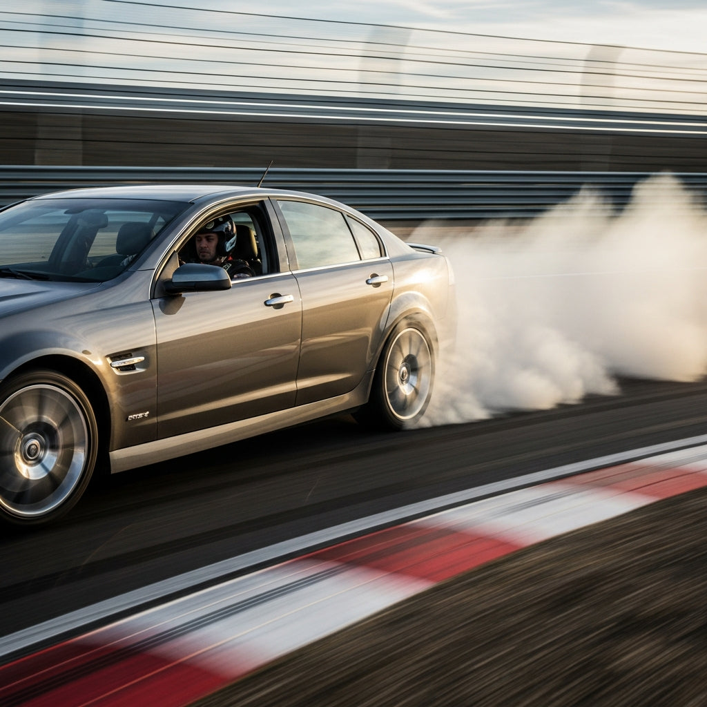 Action Shot: Pontiac G8 Driving Fast