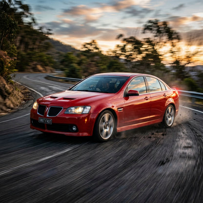 Action Shot: Pontiac G8 Driving Fast