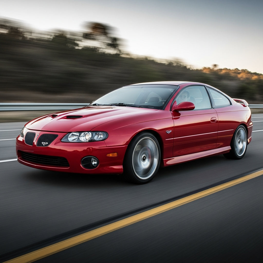 Action Shot: Pontiac GTO Driving Fast