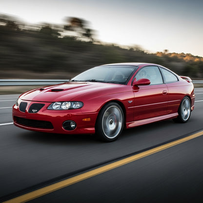 Action Shot: Pontiac GTO Driving Fast