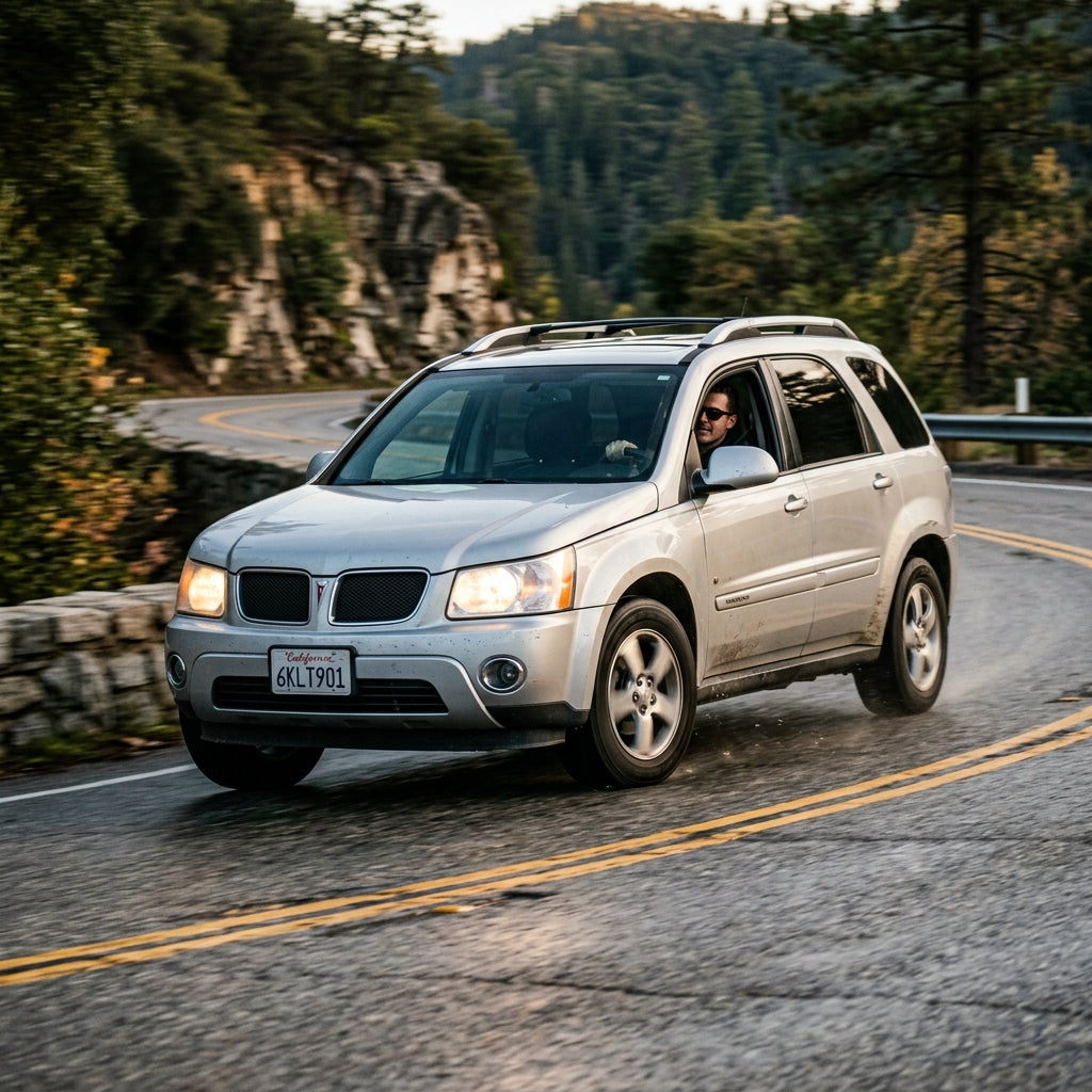 Action Shot: Pontiac Torrent Driving Fast