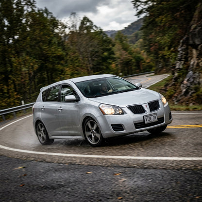 Action Shot: Pontiac Vibe Driving Fast