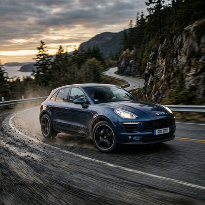 Action Shot: Porsche Macan Driving Fast