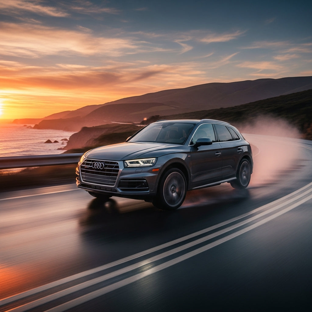 Action Shot:  Q5 Driving Fast